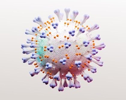 코로나 바이러스 세포 과학 이미지