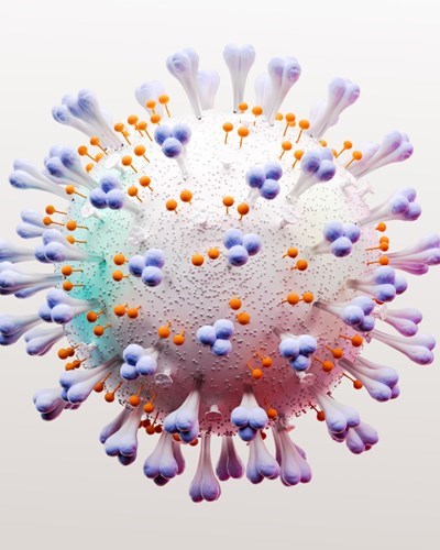 코비드 풀 옥탄 라이 세포 과학 이미지